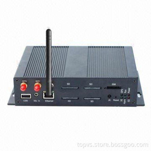 4-channel H.264 3G Mobile DVR with 1 HDD Interface (Supports 2TB)